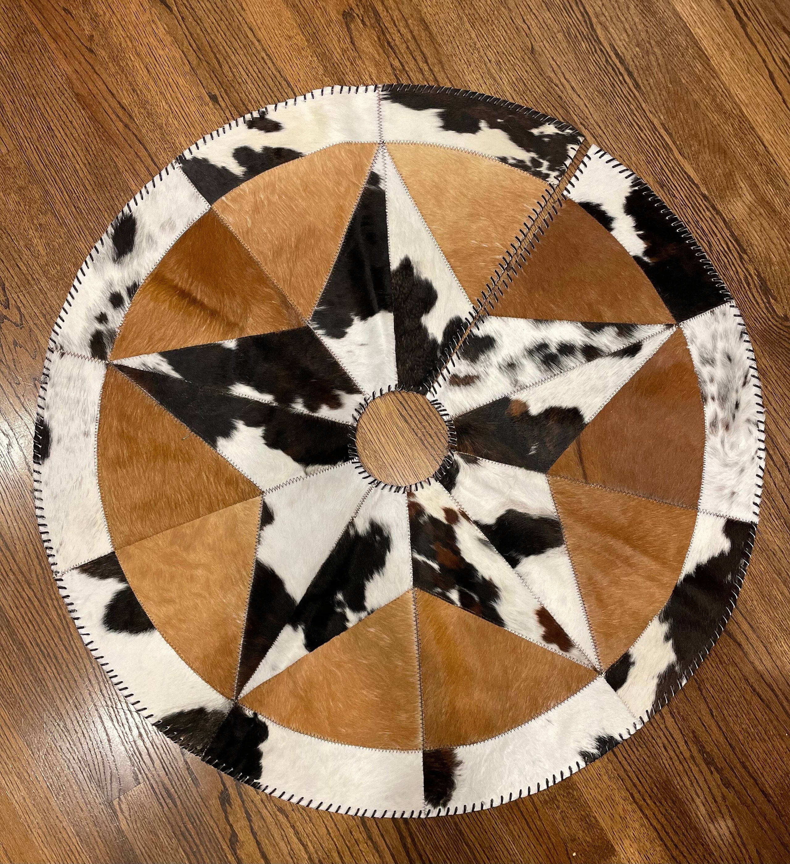 Cowhide tree skirt hotsell